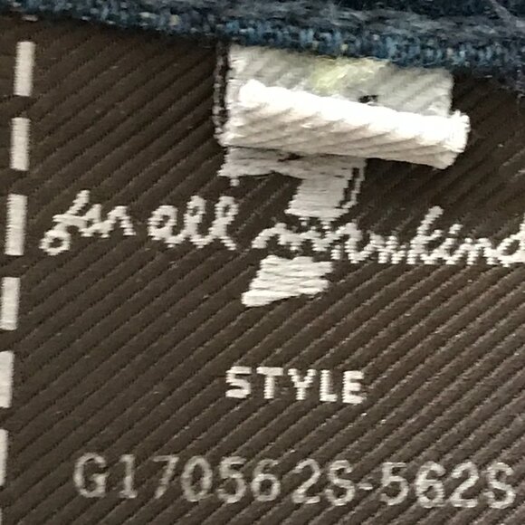 7 for All Mankind Flynt Flare Bootcut Jeans Women 14 Blue Low Rise Embroidered - Picture 14 of 16